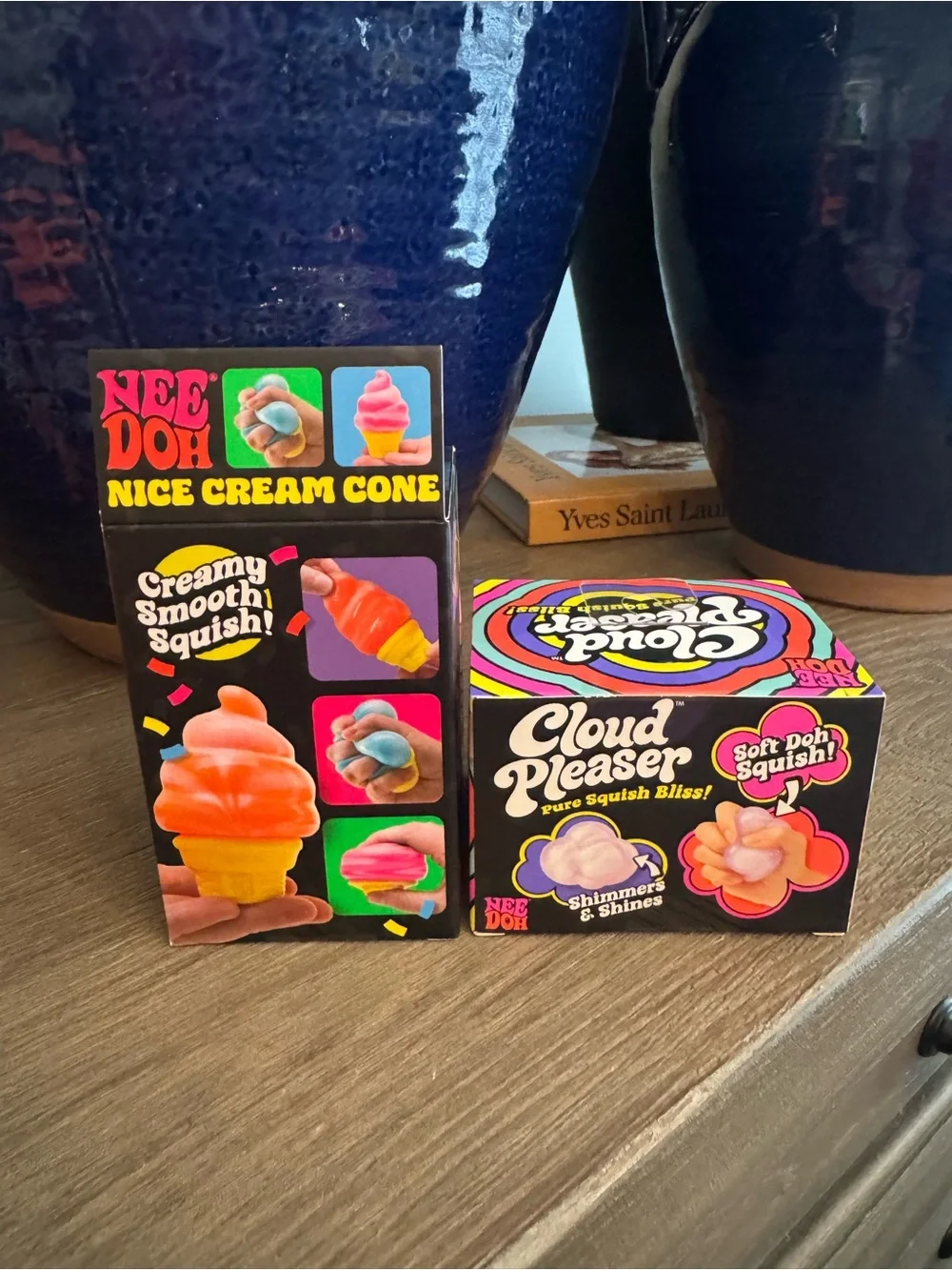 Needoh Nice Cream Cone Soft Squishy and cloud pleaser